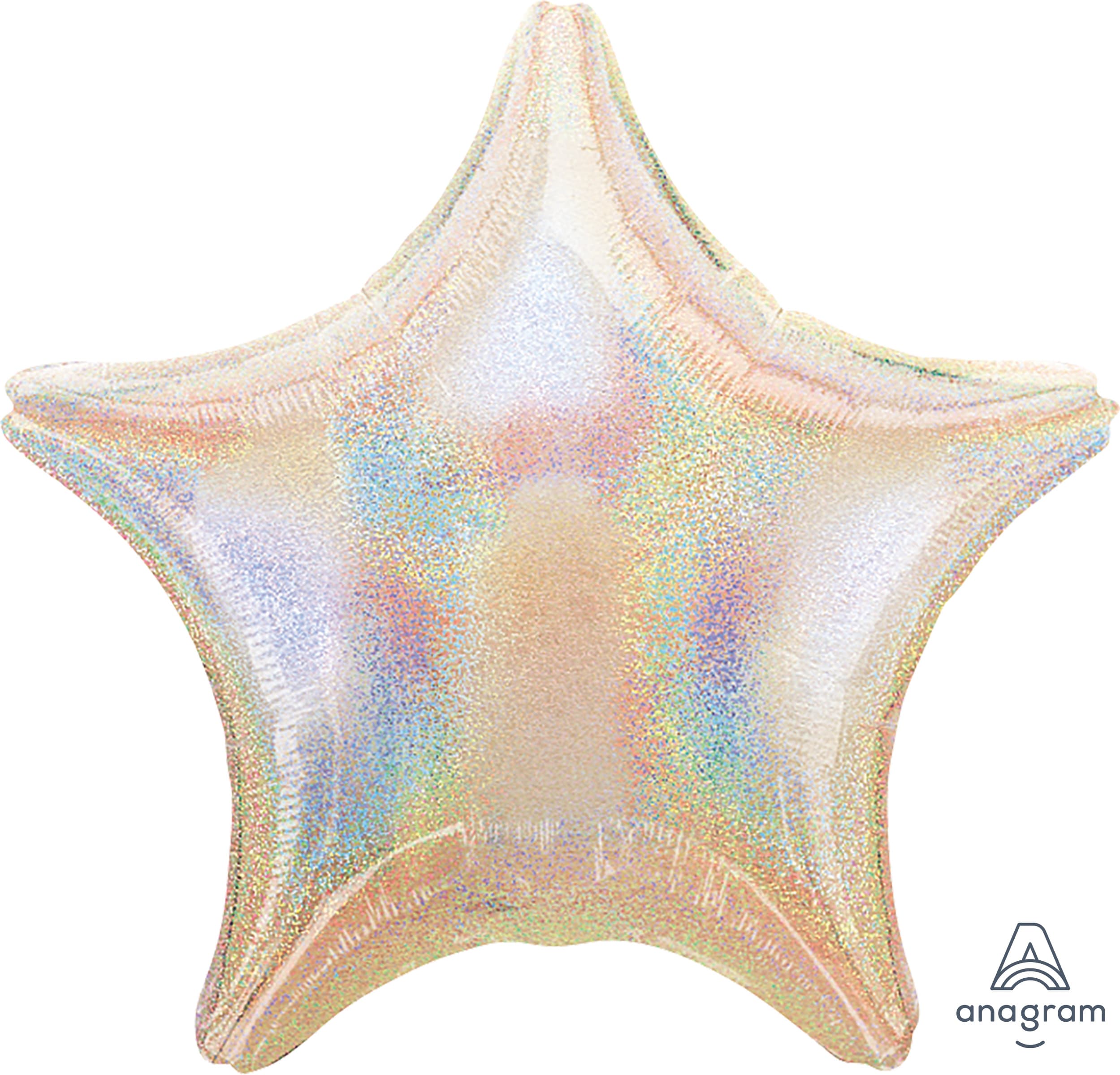 Silver Dazzler Foil Star 19"