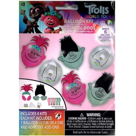 6CT BLLN DECO KIT LTX TROLLS 2