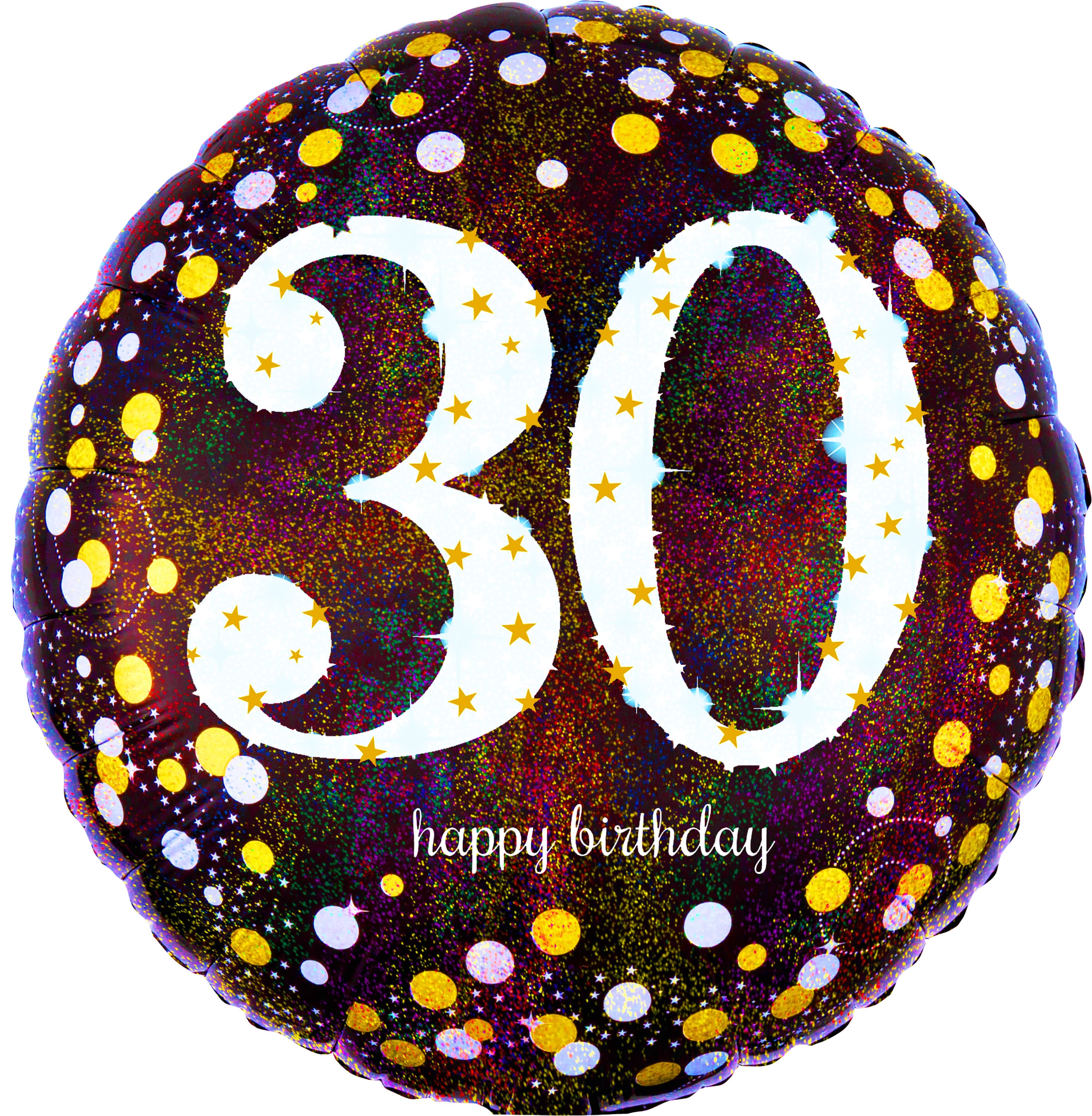 17" birthday black sparkle 30th