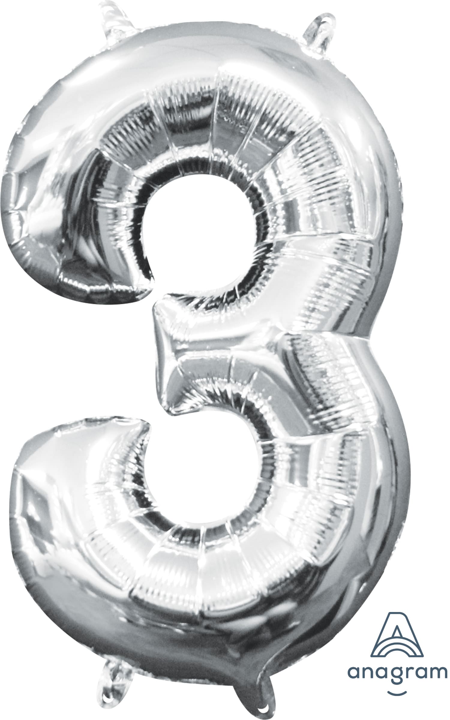 Mini Silver NUM 3