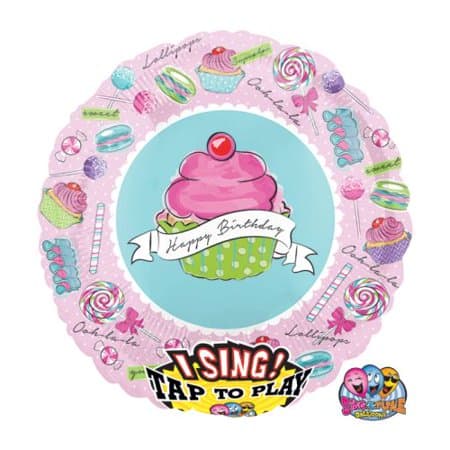 SING/TUNE FOIL BLLN BDAY SWEET