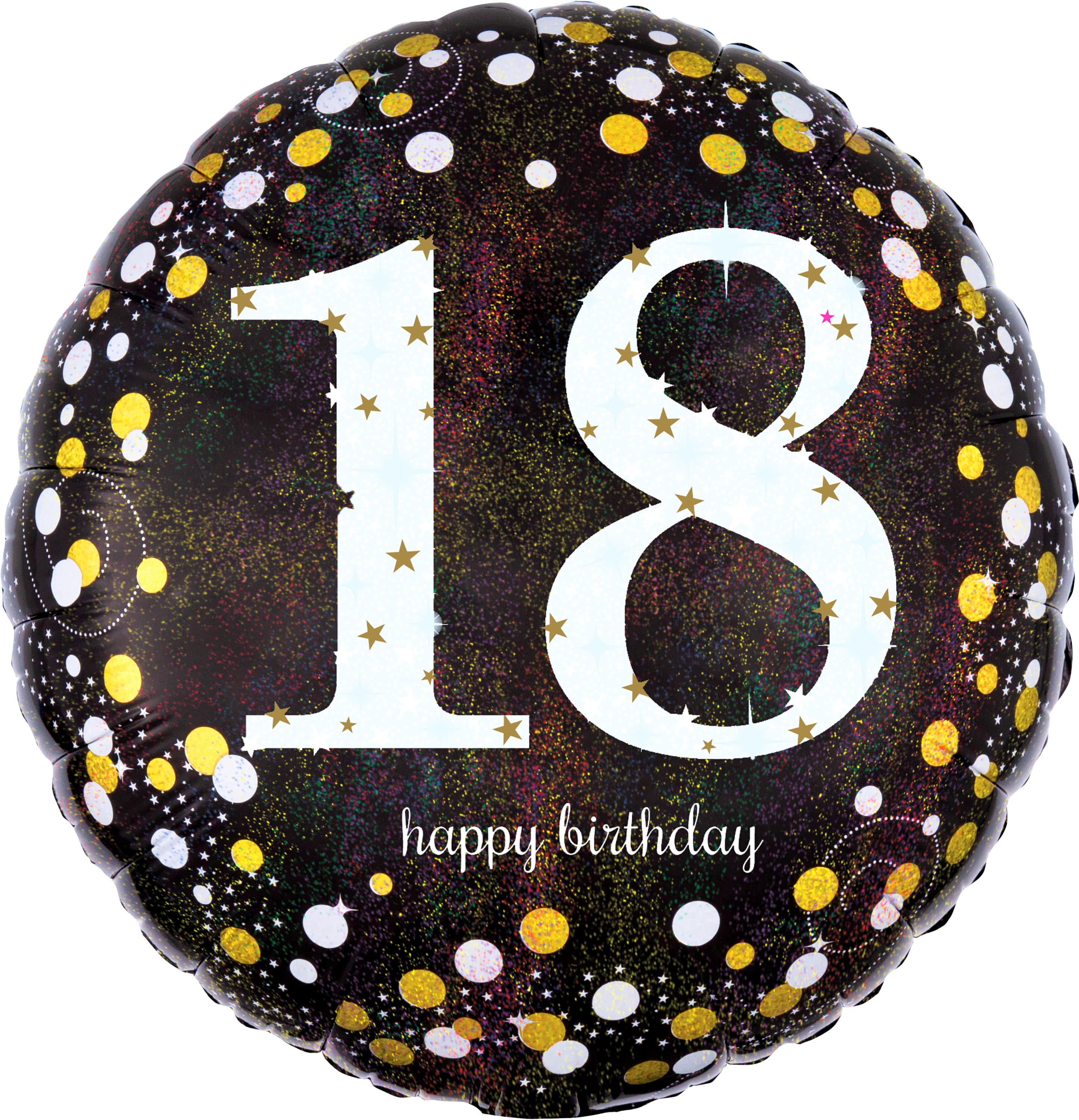 17" birthday black sparkle 18th