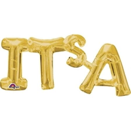MINI GLD AIR FILLED BLLN ITS/A