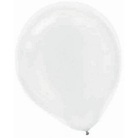 100CT 12IN WHT PRLIZD LTX BLLN