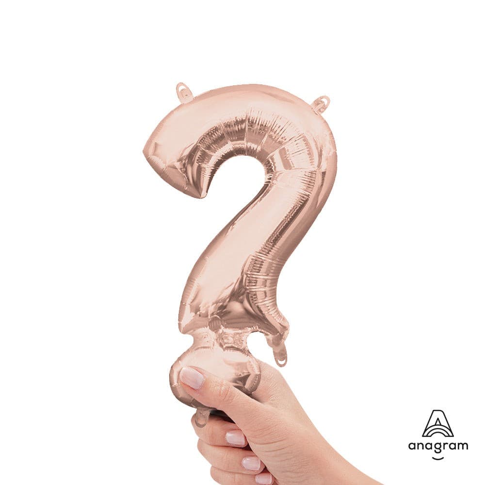 MINI RSE GLD BLN QUESTION MARK
