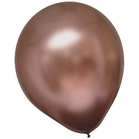 100CT 11IN ROSE COPPR LTX BLLN